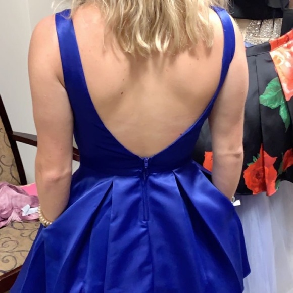 Dresses Royal Blue Formal Dress With Pockets Poshmark